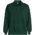 Women's Plus Size Long Sleeve Serious Sweats Polo Collar Sweatshirt, Front