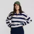 Women's Long Sleeve Serious Sweats Polo Collar Sweatshirt, alternative image