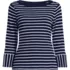 Women's 3/4 Mariner Cuff Sleeve Boatneck, Front