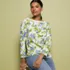 Women's 3/4 Mariner Cuff Sleeve Boatneck, alternative image