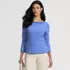 Women's Petite 3/4 Mariner Cuff Sleeve Boatneck, alternative image