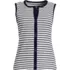 Women's Polished Rib Button Front Tank, Front