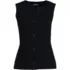 Women's Polished Rib Button Front Tank, Front