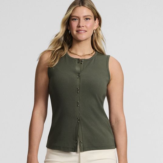 Women's Green Tank Tops | Lands' End