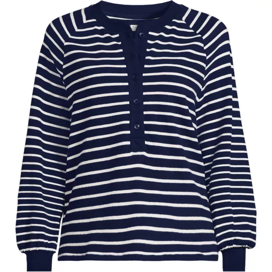 Women's Long Sleeve Mariner Henley - primary