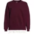Women's Long Sleeve Serious Sweats Lace Hem Crew Neck Tunic Sweatshirt, Front