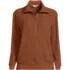 Women's Long Sleeve Waffle Button Up Henley, Front