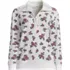 Women's Long Sleeve Waffle Button Up Henley, Front