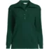Women's Long Sleeve Waffle Button Up Henley, Front