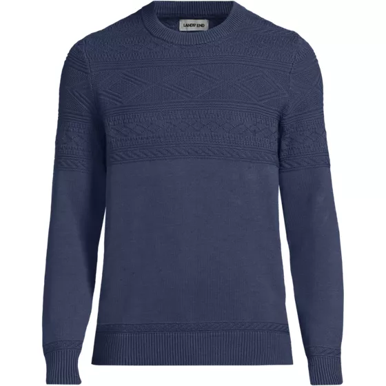 Men's Long Sleeve Drifter Guernsey Sweater - primary