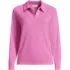 Women's Plus Size Cashmere Polo Sweater, Front