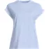 Women's Cap Sleeve Supima Cotton Crew Neck Tee, Front