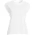 Women's Plus Size Cap Sleeve Supima Cotton Crew Neck Tee, Front