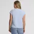 Women's Cap Sleeve Supima Cotton Crew Neck Tee, Back