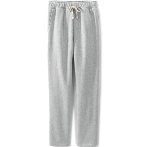 Straight Leg Serious Sweats Joggers, Men, size: XL, regular, Grey, Cotton-blend/Poly-blend, by Lands' End
