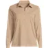 Women's Long Sleeve Supima Cotton Relaxed Button Front Shirt, Front