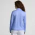 Women's Long Sleeve Supima Cotton Relaxed Button Front Shirt, Back