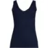 Women's Plus Size Variegated Micro Rib Lace Trim Cami, Front