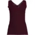 Women's Variegated Micro Rib Lace Trim Cami, Front