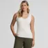 Women's Variegated Micro Rib Lace Trim Cami, Front