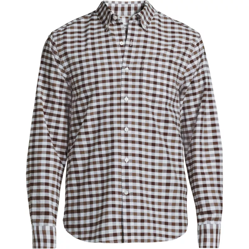 Men's Big Long Sleeve Classic Fit Sail Rigger Oxford Shirt, Front