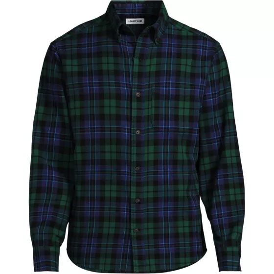 Men's Long Sleeve Classic Fit Flagship Flannel Shirt - primary