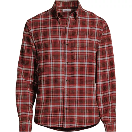 Men's Big Long Sleeve Classic Fit Flagship Flannel Shirt - primary