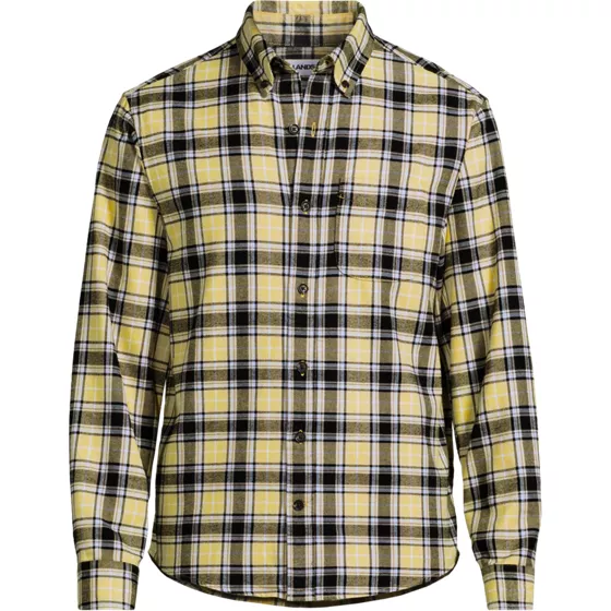 Men's Long Sleeve Classic Fit Flagship Flannel Shirt - primary