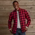 Men's Long Sleeve Classic Fit Flagship Flannel Shirt, alternative image