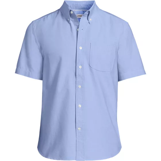 Men's Tall Short Sleeve Classic Fit Sail Rigger Oxford Shirt - primary