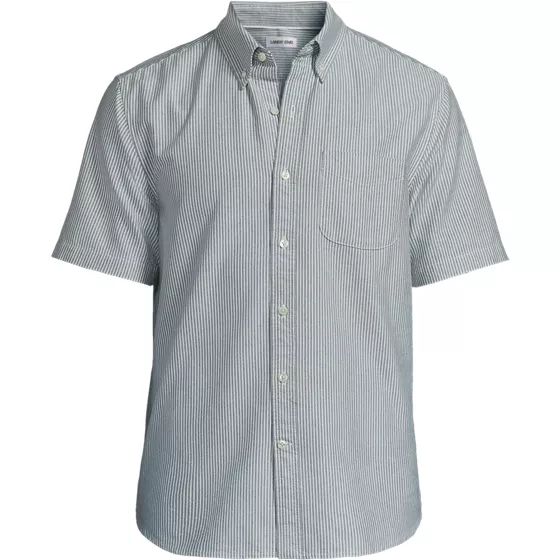 Men's Big Short Sleeve Classic Fit Sail Rigger Oxford Shirt - primary