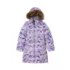 Girls Fleece Lined Printed Parka, alternative image