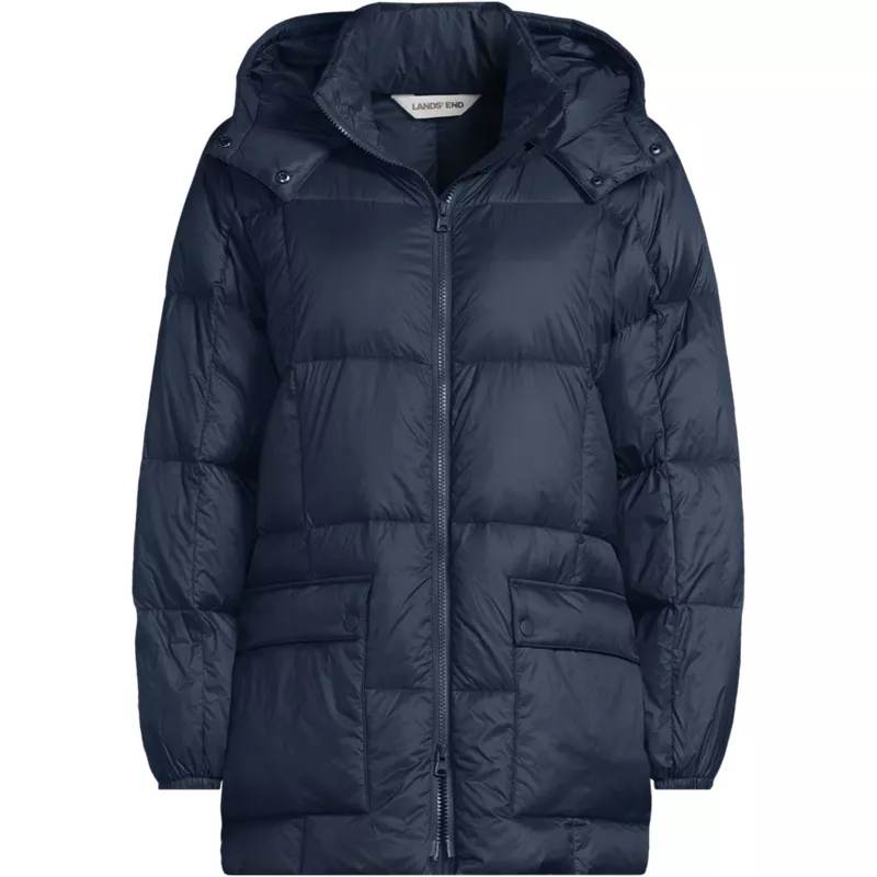 Women's Plus Size Wanderweight Packable Parka Puffer, Front