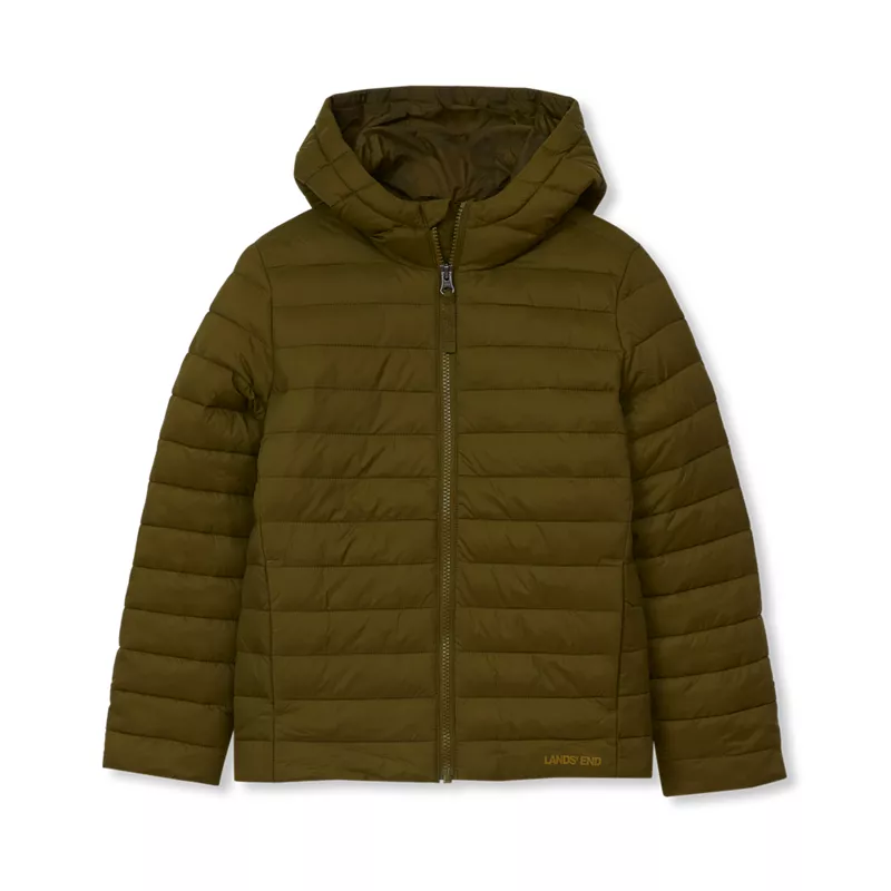 Kids FeatherFree Insulated Hooded Packable Jacket, alternative image