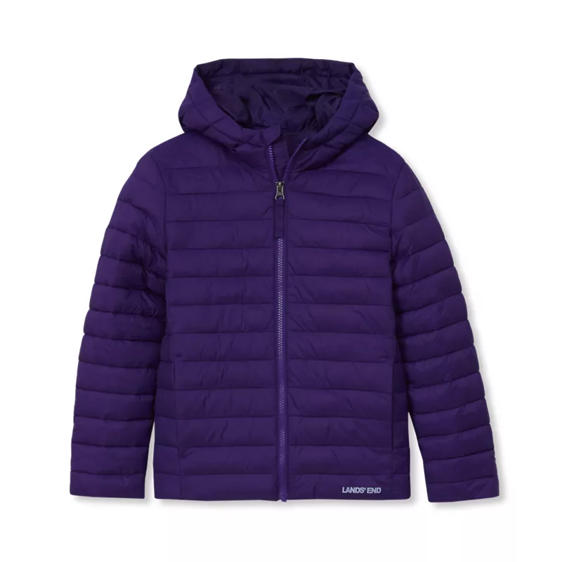Kids FeatherFree Insulated Hooded Packable Jacket, alternative image