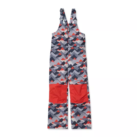 Kids Iron Knee Insulated Winter Snow Bibs - primary