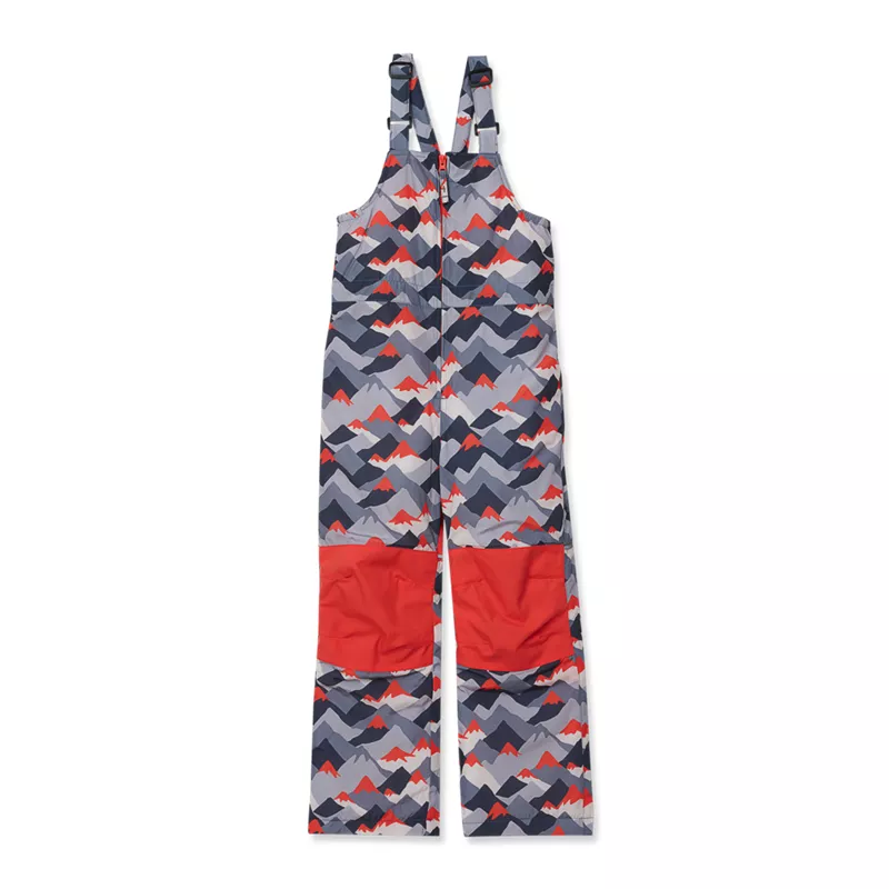 Kids Iron Knee Insulated Winter Snow Bibs, alternative image