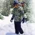 Kids Iron Knee Insulated Winter Snow Bibs, alternative image