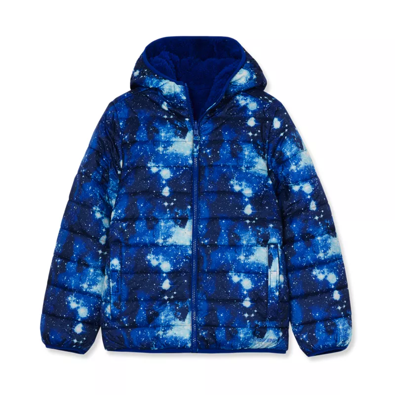 Boys FeatherFree Reversible Hooded Jacket, alternative image