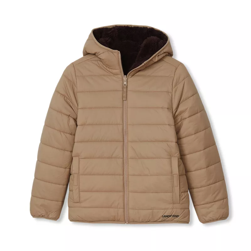 Boys FeatherFree Reversible Hooded Jacket, alternative image