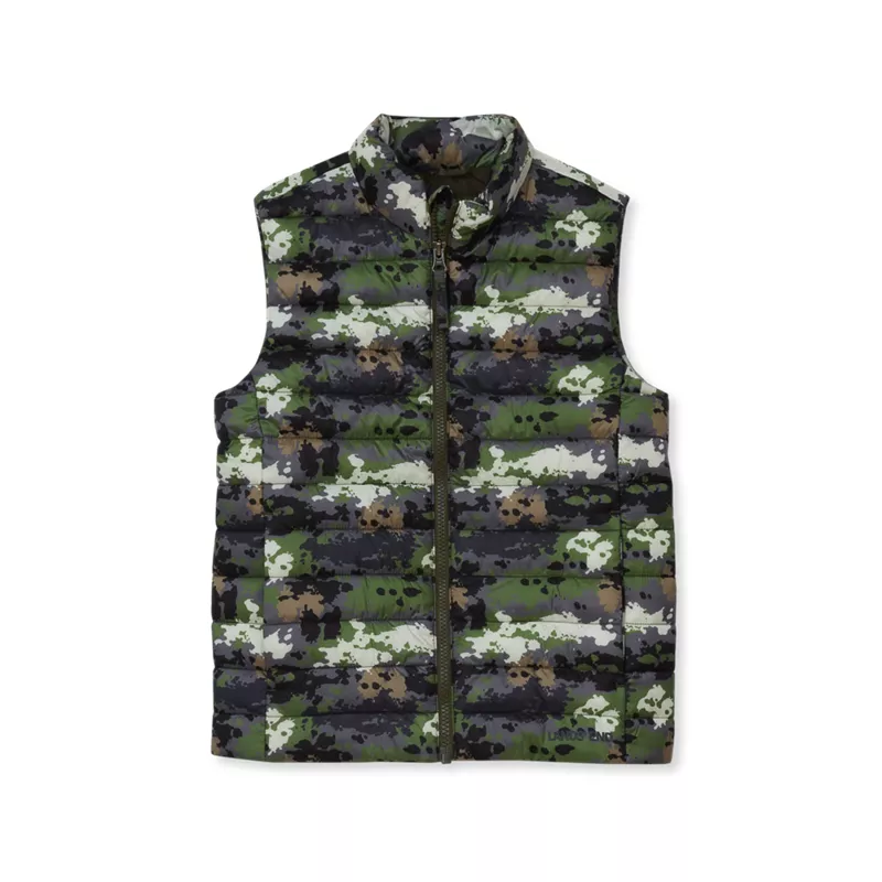 Kids FeatherFree Insulated Packable Printed Vest, alternative image