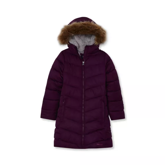 Girls Fleece Lined Parka - primary