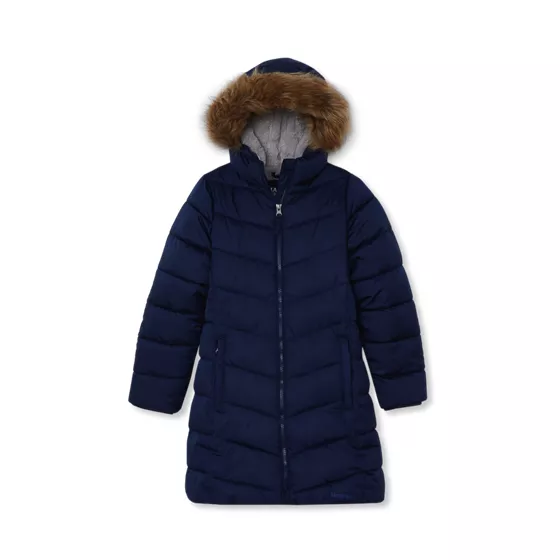 Girls Fleece Lined Parka - primary