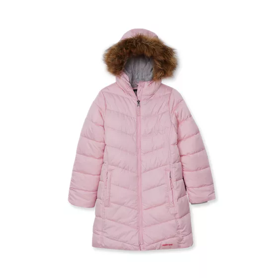 Girls Fleece Lined Parka - primary