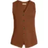 Women's Cotton Milano V-neck Vest Sweater, Front