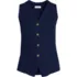 Women's Cotton Milano V-neck Vest Sweater, Front