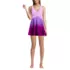 Women's SlenderSuit Wrap Swim Dress Swimsuit, Front