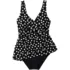 Women's Long Torso SlenderSuit Wrap Swim Dress Swimsuit, alternative image