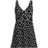 Women's Long Torso SlenderSuit Wrap Swim Dress Swimsuit, Front
