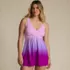 Women's SlenderSuit Wrap Swim Dress Swimsuit, Front